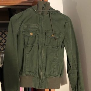Army green jacket